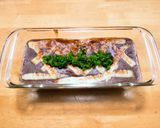 焼きカレーうどんのチーズと温泉卵乗せ作り方4写真