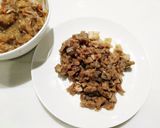 筑前煮リメイク バレない キーマカレー!作り方1写真