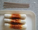 鬼滅の刃おせち⑤　伊之助のカリカリちくわ作り方1写真