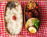 お弁当★袋に全て入れて★煮込みハンバーグ作り方5写真