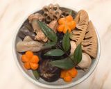 煮〆アレンジ♡炊き込みご飯作り方1写真
