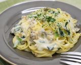 貧血予防に小松菜とあさりのクリームパスタ作り方7写真