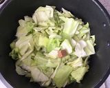 鶏とキャベツのパスタ入りオーロラシチュー作り方3写真