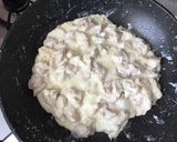 鶏とキャベツのパスタ入りオーロラシチュー作り方7写真