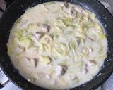鶏とキャベツのパスタ入りオーロラシチュー作り方9写真