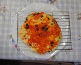 人参と蒸し小豆のケーキ作り方8写真