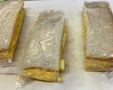 茹で卵とハム&チーズのサンドイッチ作り方7写真