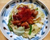 鳥もも肉と野菜の味噌炒め◎鶏ちゃん風作り方7写真