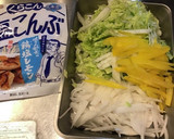簡単　白菜と大根の塩昆布サラダ作り方1写真
