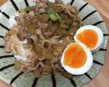 豚バラ肉と大根のコクうま甘辛丼作り方4写真