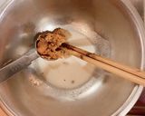 和洋風？ミルクと白菜とベーコンのスープ作り方5写真