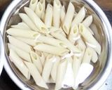 かぼちゃとペンネの和風サラダ作り方1写真