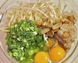 ニンニクたっぷり・モヤシのお好み焼き作り方5写真