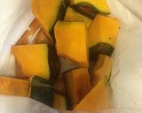 ポリ袋で作るかぼちゃの煮物作り方2写真
