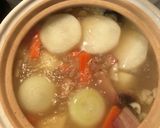 干し椎茸と昆布のだしで和洋折衷野菜鍋作り方10写真