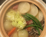 干し椎茸と昆布のだしで和洋折衷野菜鍋作り方13写真