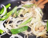 簡単☆カラスミとシシトウのパスタ作り方5写真