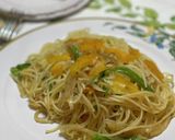 簡単☆カラスミとシシトウのパスタ作り方9写真