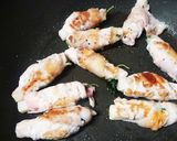 お弁当★のび～る餅入りシソチーズ肉巻き作り方5写真