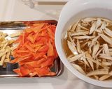 お雑煮＊ごぼうと金時人参たっぷり！作り方3写真