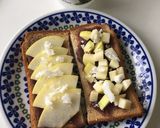 ココナッツ香る餡子と林檎のトースト作り方2写真
