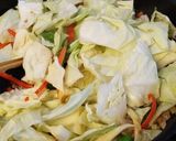 キャベツたっぷり野菜炒め♪作り方5写真