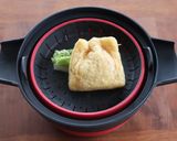 レンジで！巾着稲荷たまごの簡単ラーメン作り方4写真