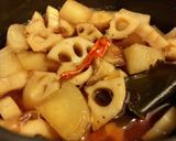 大根とれんこんの煮物作り方4写真