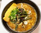 山菜かき玉そば作り方13写真