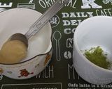 HOT はちみつ抹茶オーレ作り方1写真