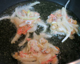 簡単揚げ焼き！桜エビと福豆のかき揚げ作り方4写真