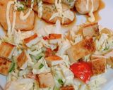 白菜サラダ　シーザー風作り方5写真