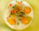 ギョーザのオムレツ焼き作り方1写真