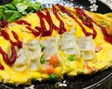 ギョーザのオムレツ焼き作り方4写真