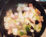 簡単☆白菜と豚肉の中華丼作り方2写真