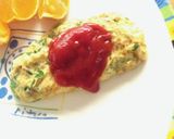 はこべのオムレツ　春のご馳走作り方8写真