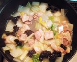 簡単☆白菜と豚肉の中華丼作り方3写真
