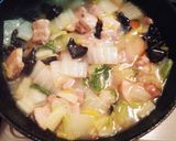 簡単☆白菜と豚肉の中華丼作り方4写真
