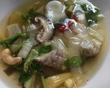 七草ワンタンポカポカ薬膳スープ作り方14写真