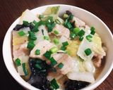 簡単☆白菜と豚肉の中華丼作り方5写真