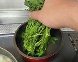 里芋と春菊の和風カレー作り方1写真