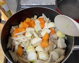里芋と春菊の和風カレー作り方3写真