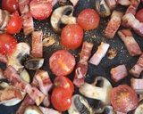 ほうれん草とベーコンのトマトパスタ作り方8写真