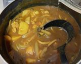 里芋と春菊の和風カレー作り方5写真