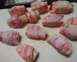 余った餅で！簡単カリカリチーズ肉巻き作り方5写真