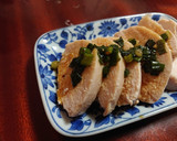 炊飯器で蒸し鶏のネギだれ作り方5写真