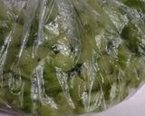 ブロッコリーの茎でレンチン節約一品☆作り方2写真