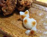 大根おろしアート ☆ ねこ作り方2写真