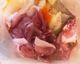 ポリ袋でつくる豚汁作り方2写真