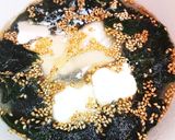 レンジでお手軽簡単♪豆腐とわかめスープ作り方1写真